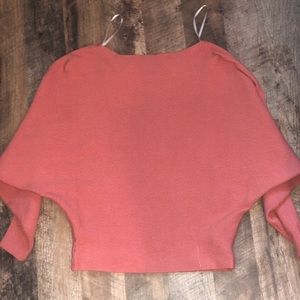 Ling Sleeve Pink Sweater